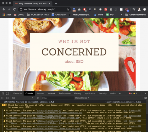 Fixing Mixed Content SSL Errors